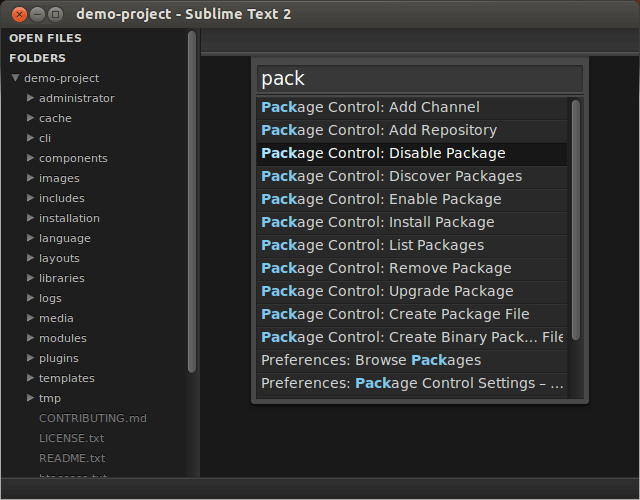Package Control для Sublime Text 2